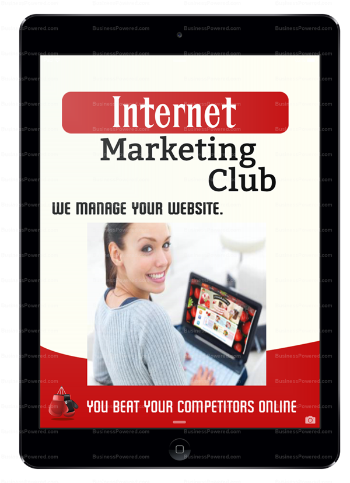 Internet Marketing Club Lady Manage Website